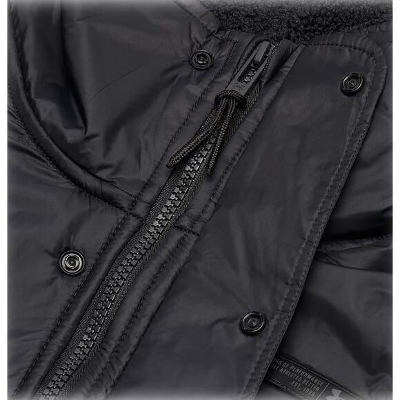 UNDER ARMOUR SWACKET JACKET 3XL PLUS WOMEN'S MISSION BOUCLE BLACK - Picture 8 of 16